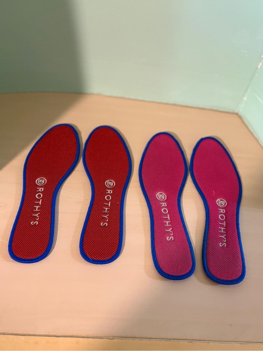 2) pairs of Rothy’s insoles size 8